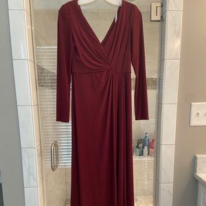 DB Studio wine color bridesmaids dress size 6
